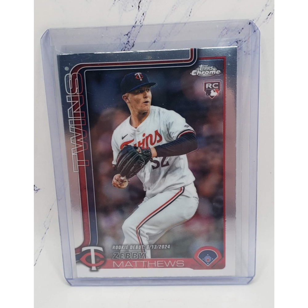 2025 Topps Chrome Update Zebby Matthews RC Debut #USC171